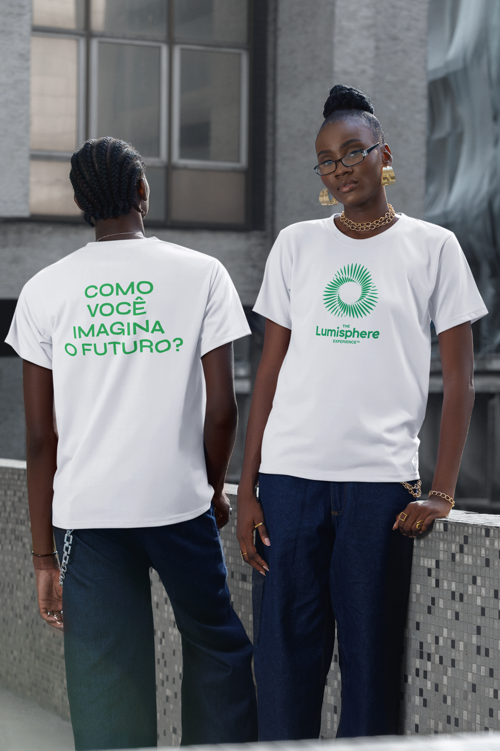 Lumisphere Experience Graphic Tee (White - Portuguese)